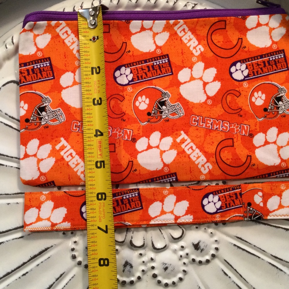 CLEMSON Tigers BAG & KEYCHAIN - Picture 6 of 7